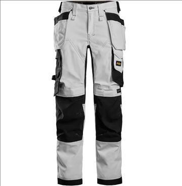 (NY) Arbetsbyxa dam vit/svart. Stl 34. Snickers workwear. Ord. pris inkl. moms: ca 1100 kr. 