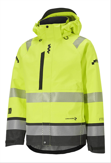 (NY) SHELLJACKET Univern, Stl. S, Protec Xtrm HIVIS yellow