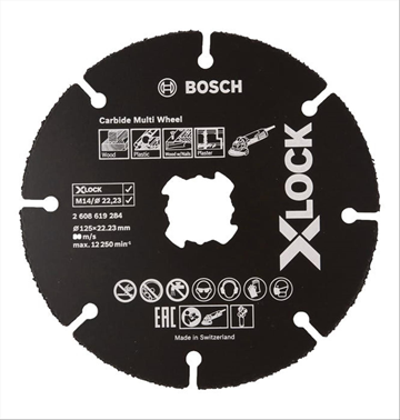 (NY) 6 st. Kapskiva Bosch, Multiwheel HM 125X22,23X1,0 mm 