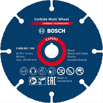 (NY) 10 st. Kapskiva Multiwheel Bosch, 76X10 MM HM