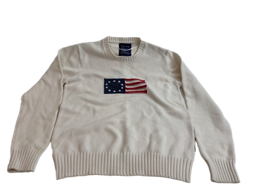 (NY) Tröja Sebago, Bragdon flag crew neck, stl. L