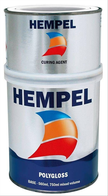 (NY) 4 st. Hempel Polygloss Topcoat-Curing, agent Cream 21401, 750 ml