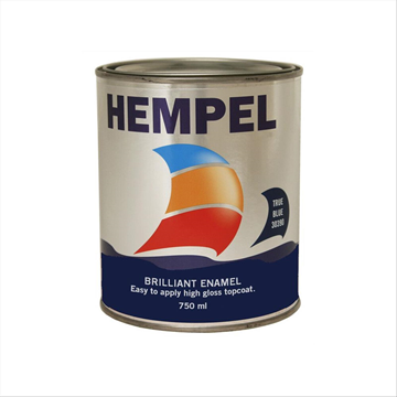 (NY) 2 st. Hempel Brilliant Enamel Pillarnbox red 50800 750 ml 