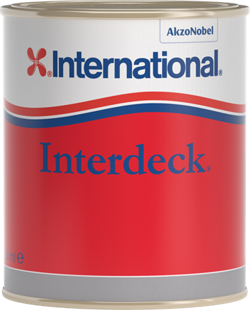 (NY) 2 st. Lackfärg Interdeck Cream, 750 ml