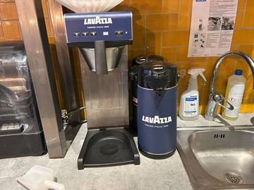 Lavazza kaffebryggare med tillbehör