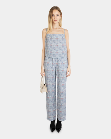 (NY) Byxor Nathalie Schuterman, Laura Smultron Silk Pants, stl. 38