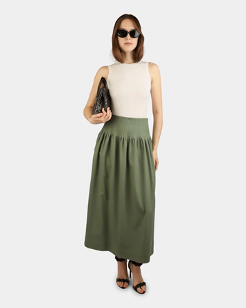 (NY) Kjol Nathalie Schuterman, Cora Skirt Green, stl. 36