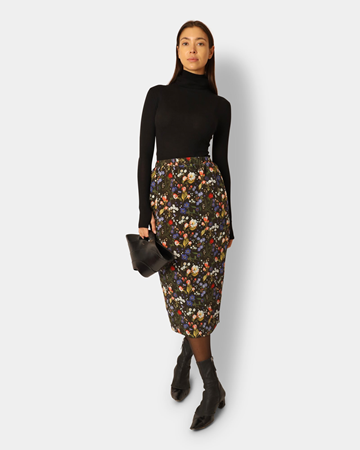 (NY) Kjol Nathalie Schuterman, Alma Skirt Night Bloom, mönstrad, stl. 34, 