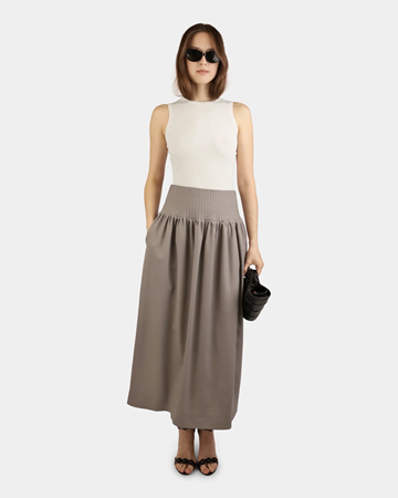 (NY) Kjol Nathalie Schuterman, Cora Skirt Grey, stl. 40