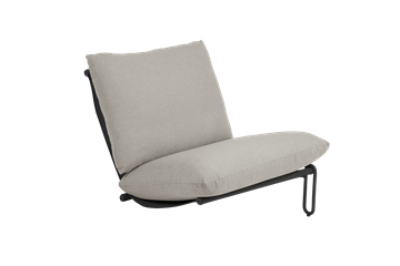 (NY) Påbyggnadsmodul Loungestol Brafab Blixt, svart/beige