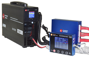 (NY) Batteriladdare kit - Chargery power, C10325 samt  BMS24T