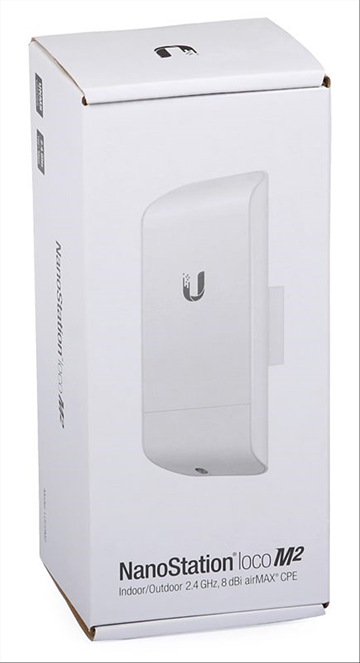 (NY) 3 st. Accesspunkter Ubiquiti NanoStation Loco M2 (PoE)