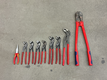 9 st verktyg Knipex 