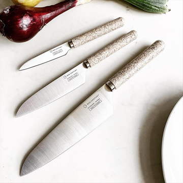 (NY) Knivset 3-delar Bon Centuri, Mineral grey