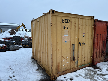 Container, 10 fot inklusive innehåll