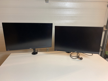 2 st Acer datorskärm 27” med bordsstativ