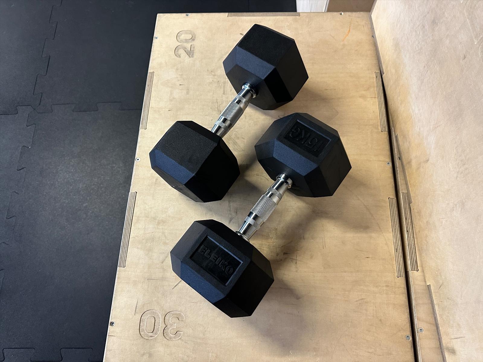 2 st XF Dumbbell Eleiko 63315 via konkursauktion Budi Auktioner