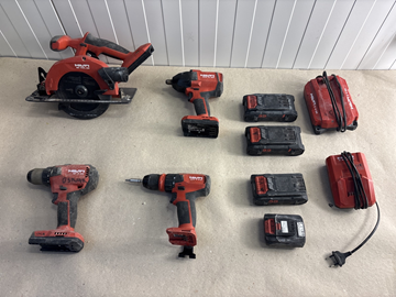 4 st batterimaskiner Hilti