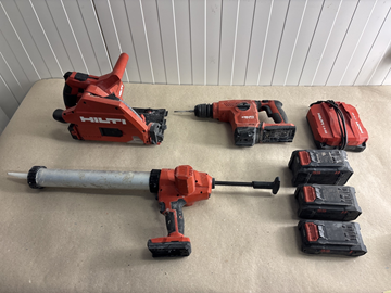 3 st batterimaskiner Hilti