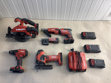 4 st batterimaskiner Hilti