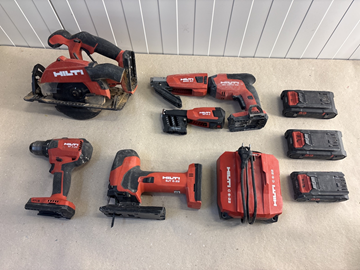 4 st batterimaskiner Hilti