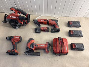 4 st batterimaskiner Hilti