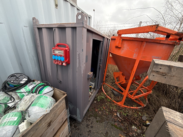 Container med innehåll 