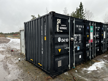 Container, 10 fot inklusive innehåll