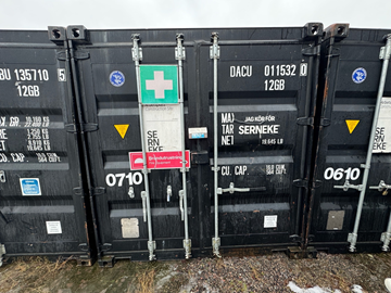 Container, 10 fot inklusive innehåll