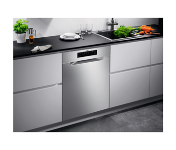 (NY) Diskmaskin AEG, FBB63647PM, rostfri - Full garanti - Nypris ca 15 990 kr