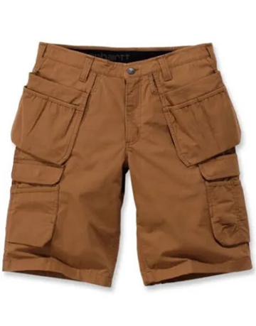 (NY) Shorts Carhartt, Steel multipocket, brun, stl. 31