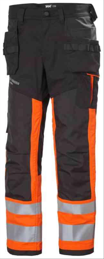 (NY) HANTVERKSBYXA HELLY HANSEN, 77422-269 ORANGE, VARSEL KL1 ALNA 2.0, STL. C46