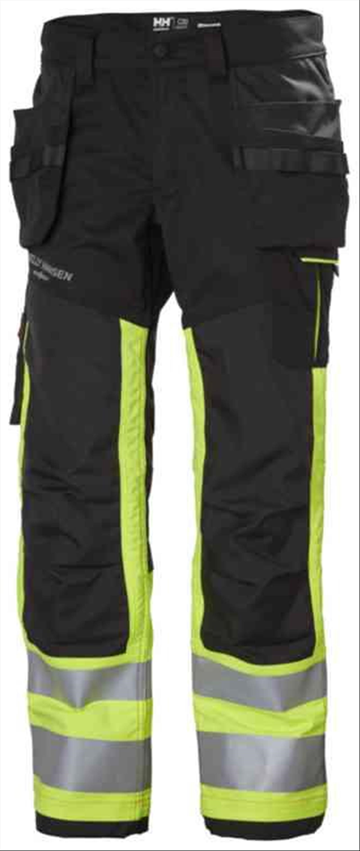 (NY) HANTVERKSBYXA HELLY HANSEN, 77422-369 GUL, VARSEL, KL1 ALNA 2.0, STL. D108