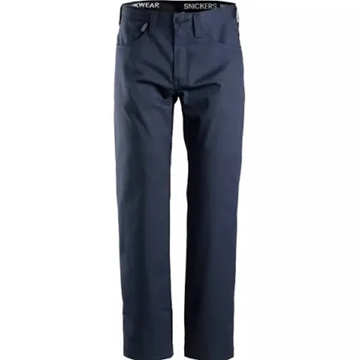 (NY) Servicechinos SNICKERS WORKWEAR, 6400, stl. 48, marinblå 