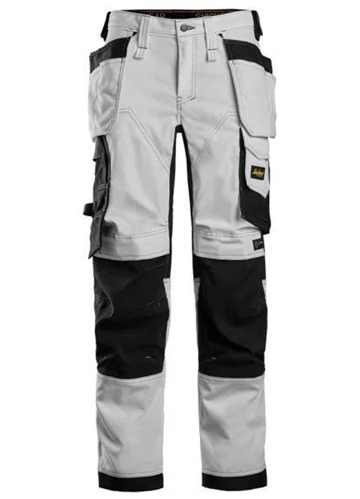 (NY) ARBETSBYXA DAM SNICKERS WORKWEAR, 6247 AllroundWork, STL. 36, SVART/VIT 