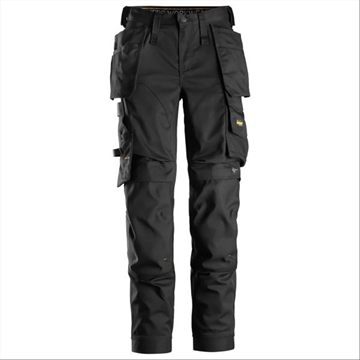 (NY) Dam byxa, Snickers Workwear AllroundWork 6247, Storlek 64, svart