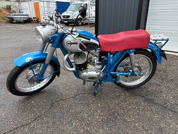 Motorcykel Monark Mod 550 Blue Arrow 250cc, -1955