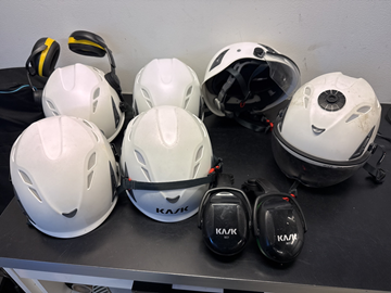 6 st skyddshjälmar Kask