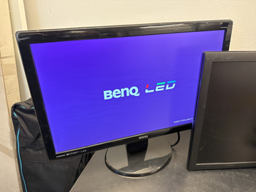 3 st datorskärmar Benq